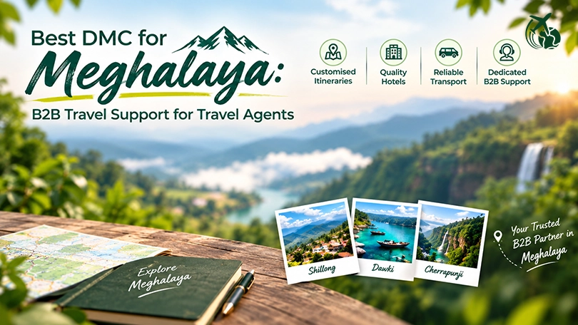 Best DMC for Meghalaya: B2B Travel Support for Travel Agents